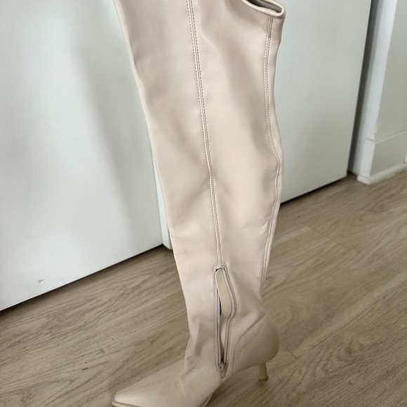 Oak+Fort Pointed Knee High Boots - Picture 3 of 5